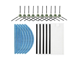 Substituição de pano mop lavável para lefant t700 m200 m201 m501 m520 robô aspirador hepa filtro pano escova lateral peças