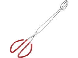 Pinça E Tesoura De Aço Inoxidável Com Cabos Longos Para Churrasco, Cabo Antiderrapante, Ideal Para Camping, Culinária E