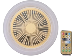 Ventilador De Techo Con Luz Y Controle Remoto,techo Led Brrnoo 4v7w062qas 10.2in 30w E27 Led Ventilador De Techo Con Luces Controle Remoto Veloci (30w)