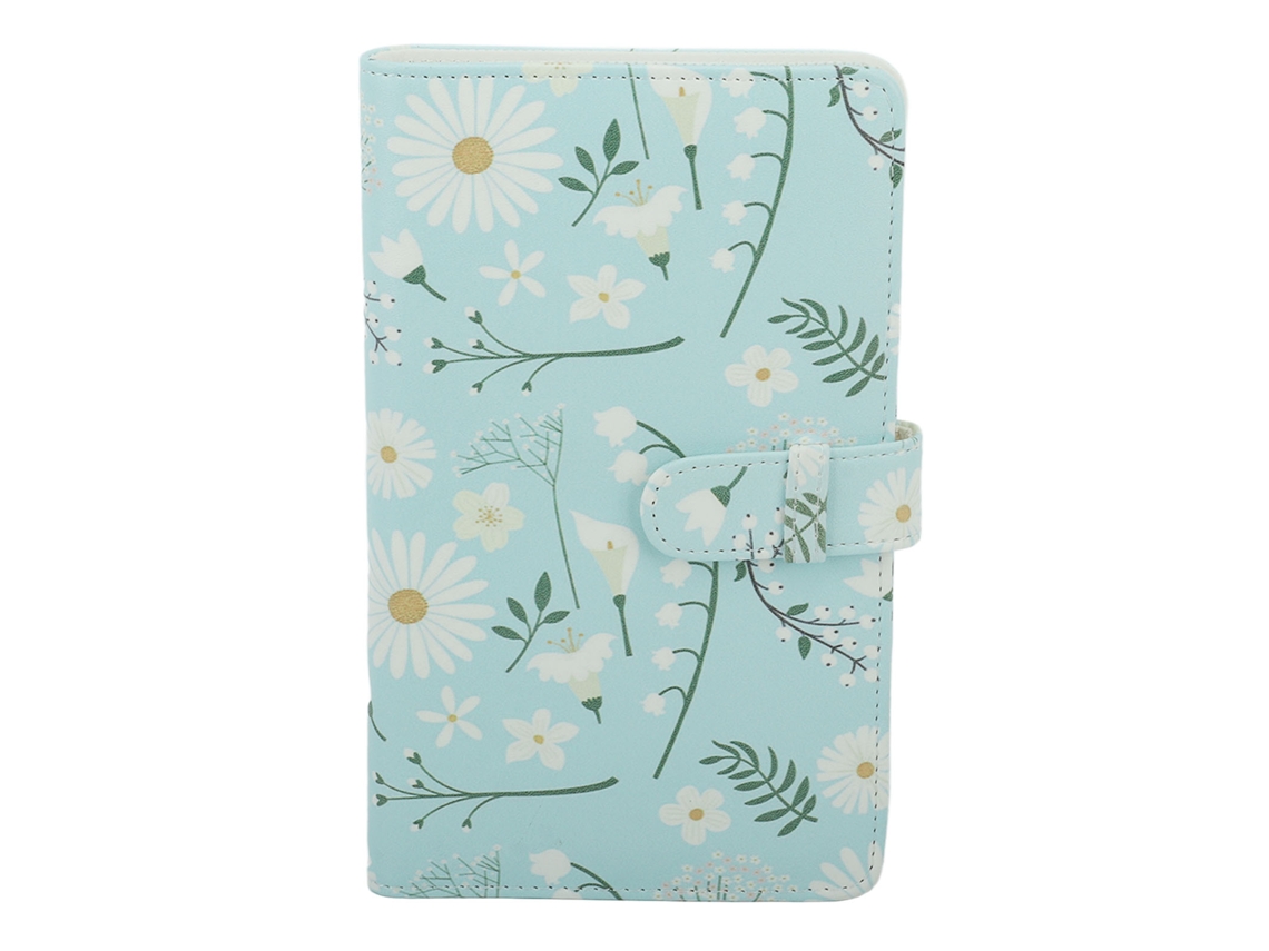Mini Photo Album 3 Inch Pu Pvc 108 Pockets Portable Wallet Picture Album For Instant Camera Chrysanthemum LAXISCREED
