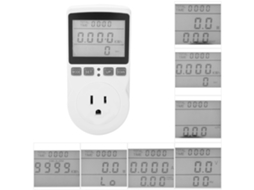 Laxiscreed Tomada De Medição De Energia Com Alarme De Consumo Para Padrão Eua 90-130v