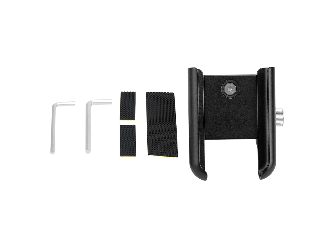 Suporte Universal Para Celular De Motocicleta Em Liga Metálica, Diâmetro De 0,7 A 1,4 Polegadas, Preto. Aquaforge