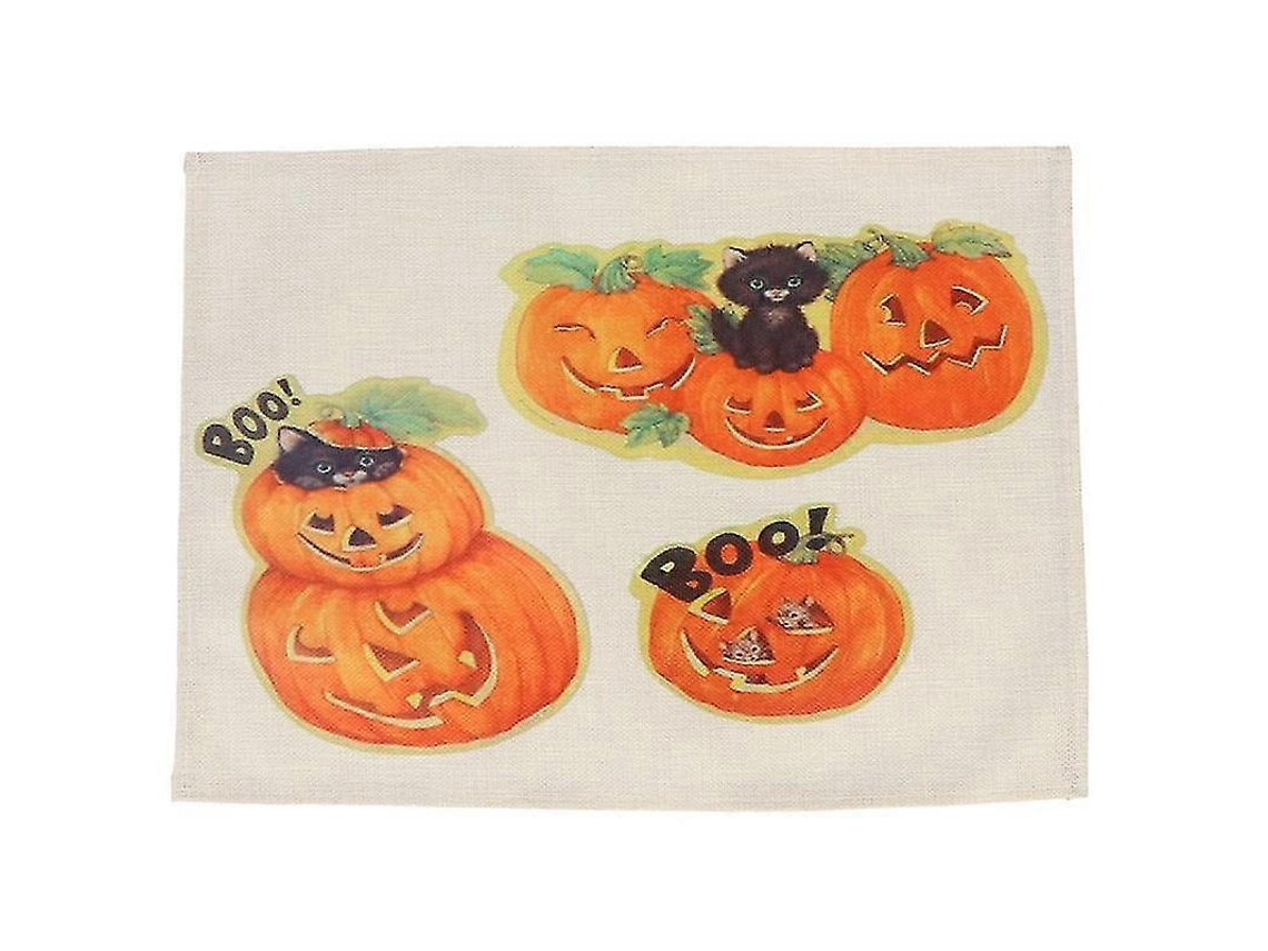 2pcs Tapete De Mesa Halloween Decoração Temática Festiva