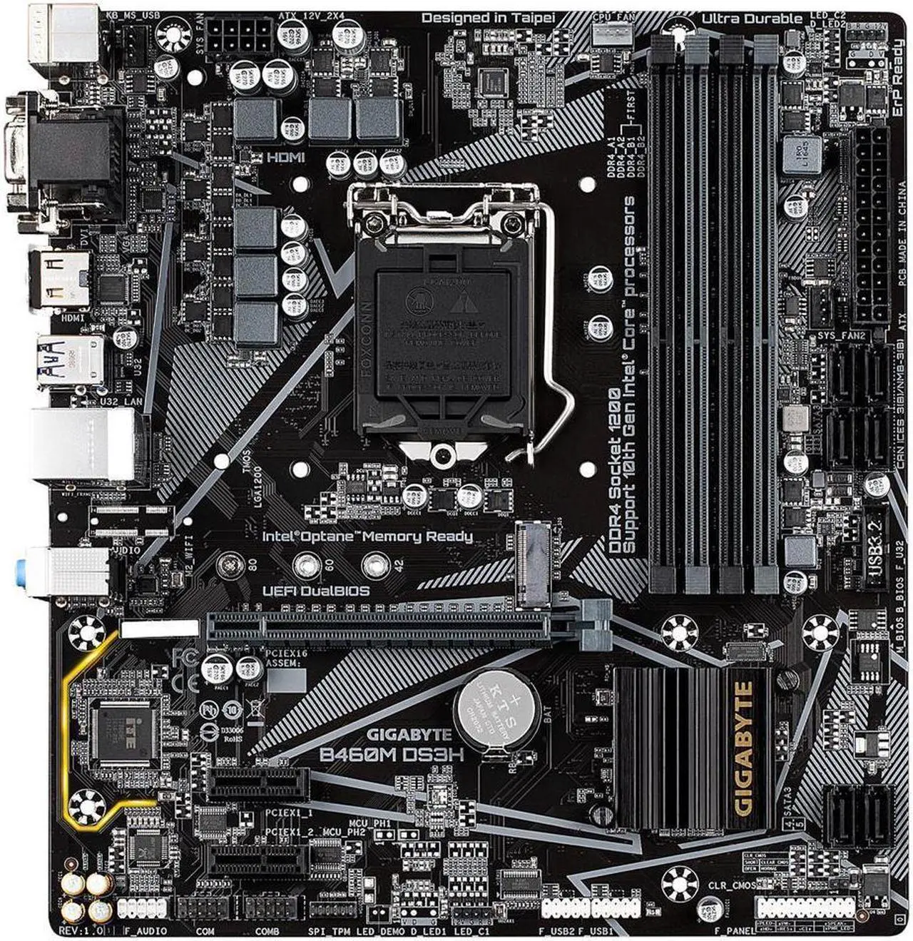 Motherboard GIGABYTE B460m Ds3h socket Lga 1200 Intel B460 Ddr4 Micro Atx