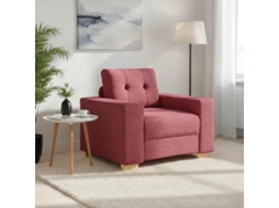 Vidaxl Poltrona, Cor Vinho, 100x78x80 Cm, Em Tecido