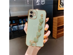 Capa de Telefone EOOCOO (para Verde Abacate Eletroplatado 6d)