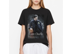 Rockinstone Twilight Movie Team Charlie Black Adult T-shirt Size:xxxl