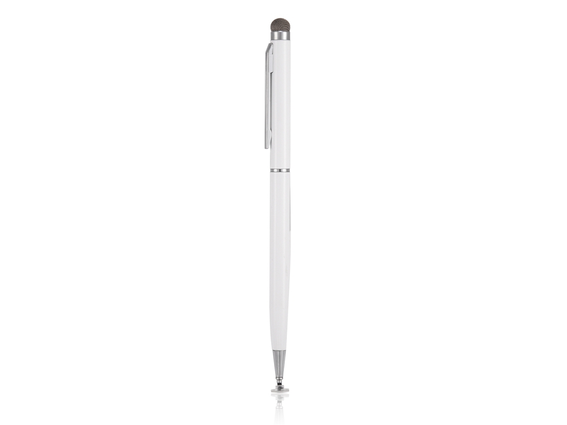 Caneta stylus universal para iOS/Samsung, branca.
