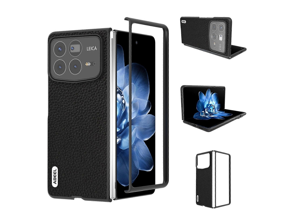 Capa De Celular Abeel Em Couro Com Textura De Lichia