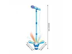 Primerox brinquedo Microfone Infantil Educativo Musical para Aprendizagem e Performance Infantil