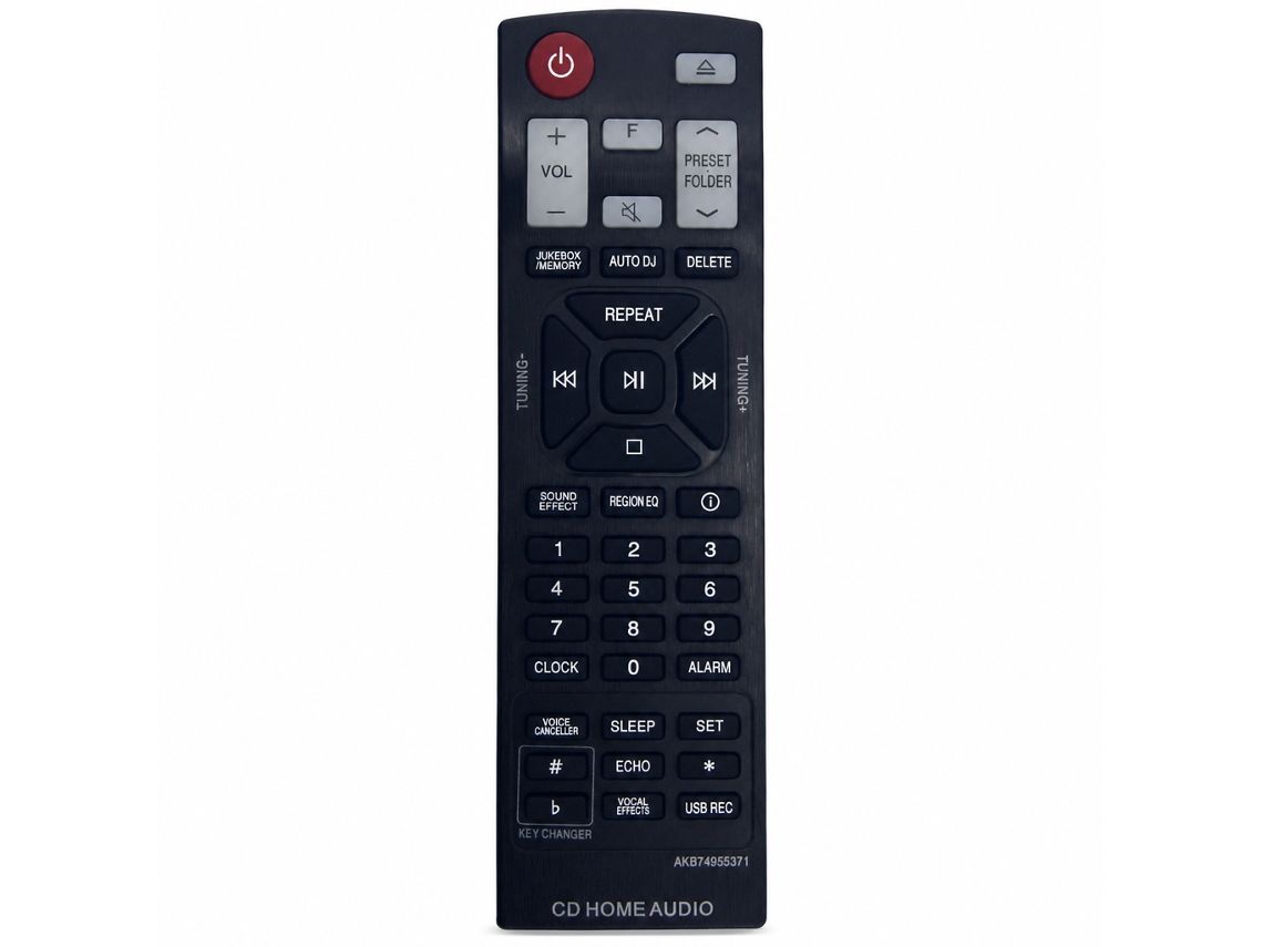 Comando À Distância De Substituição Compatível Com Sistema De Áudio Cd Lg Akb74955371_dae