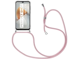 Correia Colar Protetor Alça para Vivo Vivo Y16 6,51 HONGWE. Silicone Transparente