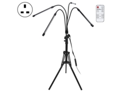 Luz de Crescimento de Planta com tripé 4 cabeças, LED com timer e dimmer, ajuste de altura 70-160cm | S/MARCA