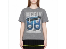 Rockinstone Back To The Future Movie Mcfly '88 Heather Graphite Adult T-shirt Size:xl