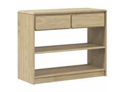 Console Table, Console Tables Vidaxl Marrom Madeira De Pinho (n/a)