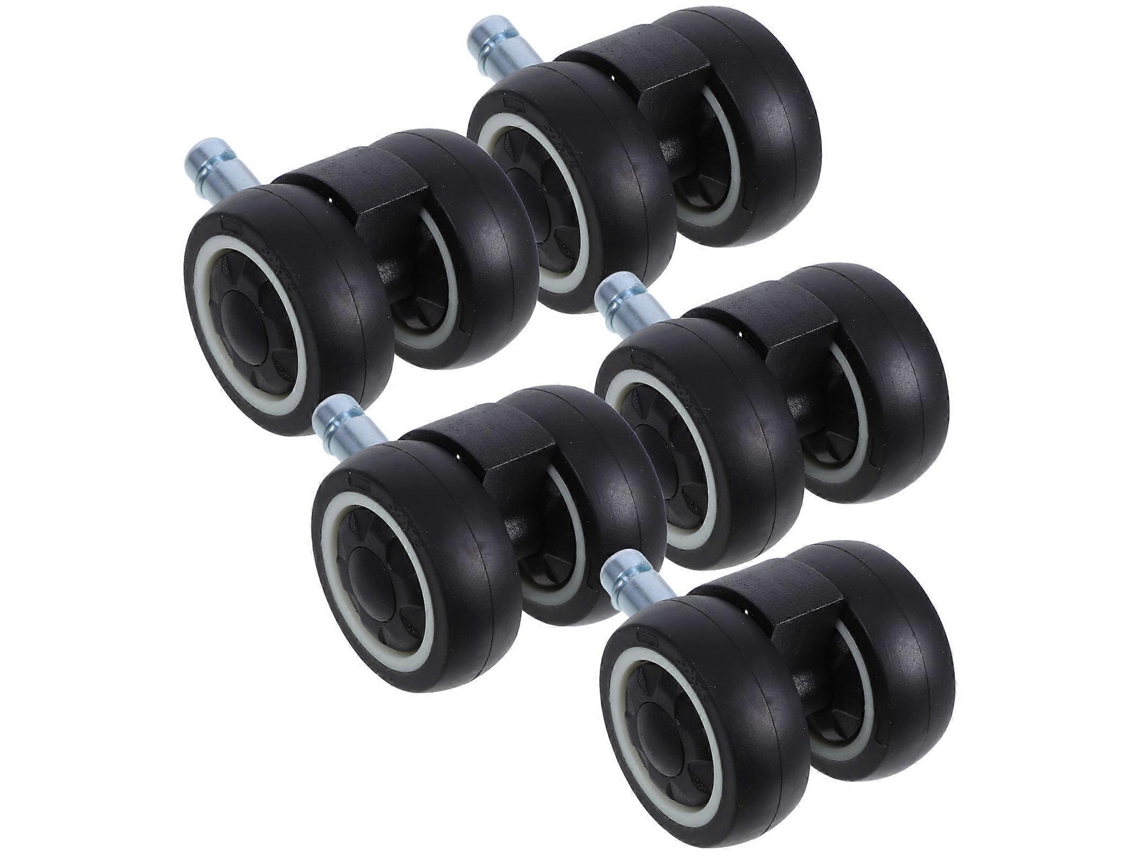 Rodízios Para Cadeira De Escritório Reforçados E Silenciosos Para Pisos De Cerâmica Aquaforge (pacote Com 5)