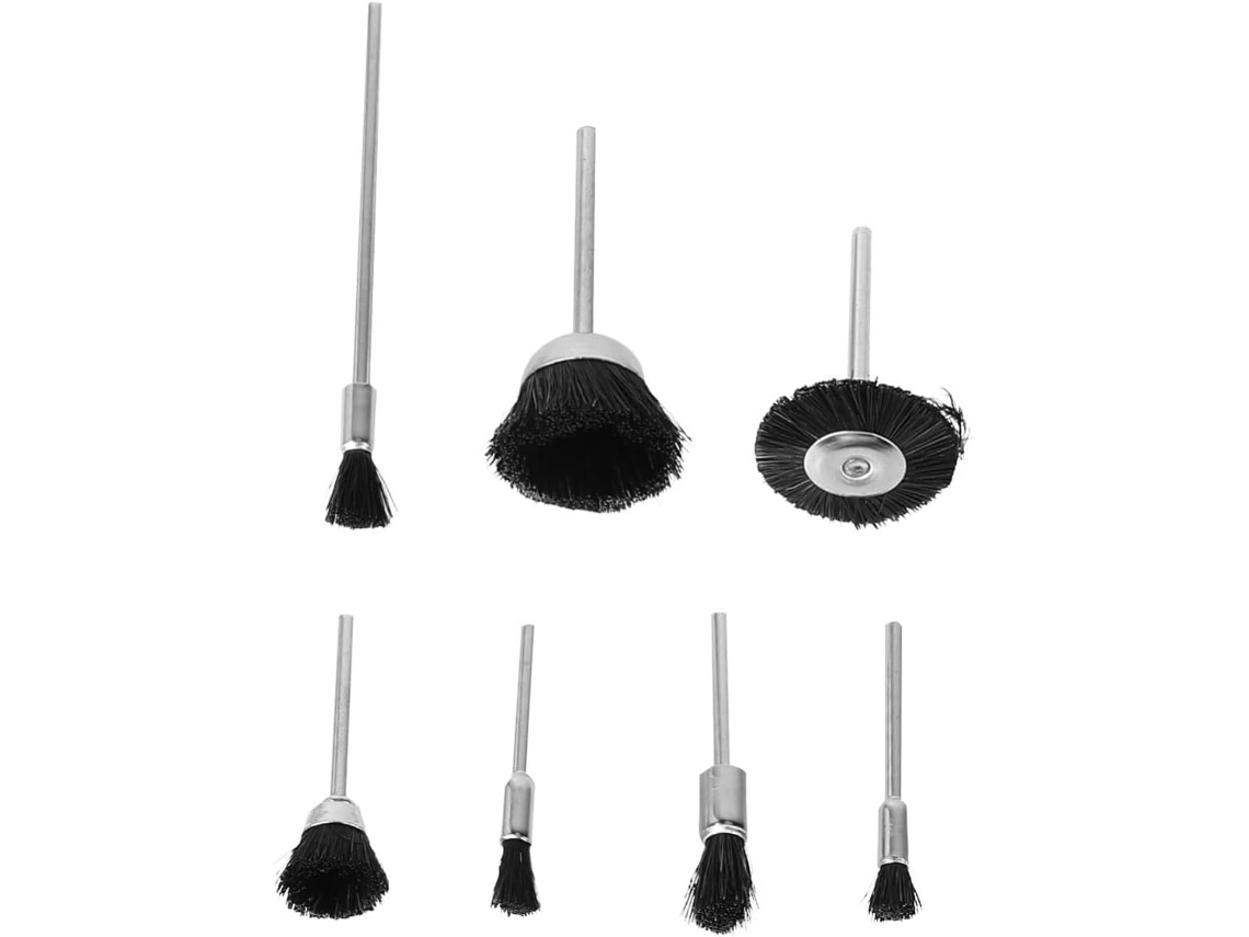Conjunto De 8 Escovas Nylon Ukcoco Para Furadeira, Limpeza Precisa De Superfícies Metálicas, Duráveis E Adequadas Para