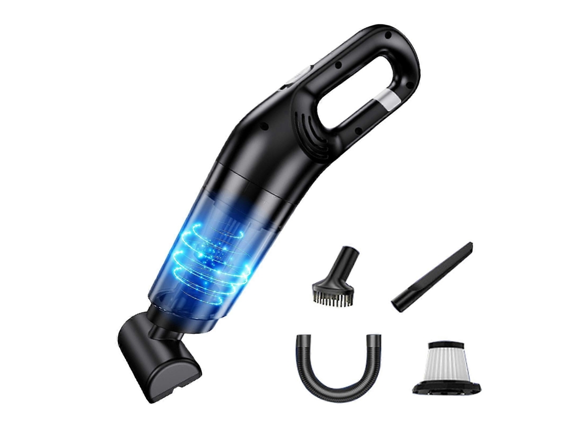 Lurelia Aspirador Portátil Sem Fios Para Carro, 10000 Pa, 120 W, 2000 Mah, 7,4 V, Usb, Preto