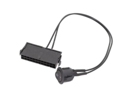 Xj 24 Pin Fêmea Atx Fonte De Alimentação Testador De Partida Jumper De Partida Interruptor Liga/desliga Cabo 18awg 30cm Slowmoose