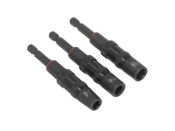 Conjunto De Adaptadores De Soquete Para Impact Driver 1/4 Polegada Com Apoio Para Bits De Soquete Flip Magnético Forte