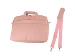 Estojo para Notebook 15.6 Polegadas Impermeável com Trava Antichoque Mala Portátil Rosa Oxford