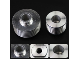 Conjunto De 2 Polias Metal Para Cabeçote Corte Plainas Elétricas 90,