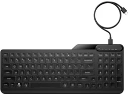 Teclado com Fio HP 400 Retroiluminado