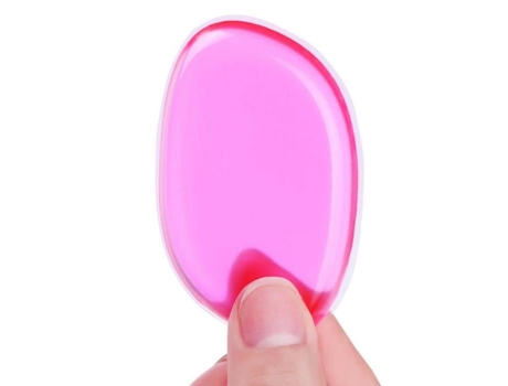 Hicollie® 2pcs 6 Esponja De Silicone Gel Para Maquiagem Puff De Creme Para Fundação Houppe Pó Cosmético