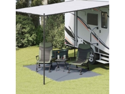 Vidaxl Tapete Para Barraca Azul E Cinza 300 X 200 Cm Polietileno