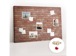 Painel De Cortiça Para Parede Parede De Tijolos Para O Quarto Das Crianças Espelharte (120x80 Cm)