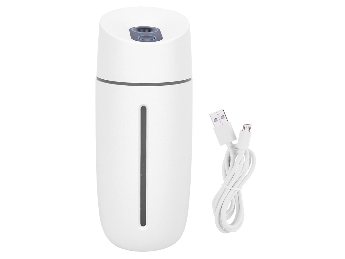 Laxiscreed Umidificador De Carro Compacto Com Aromaterapia, Usb, Água Desinfetante E Design Criativo, Branco