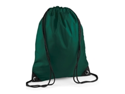 Sacola com Cordão Bagbase Premium, Tamanho Único, Verde Garrafa BRILVIBERA
