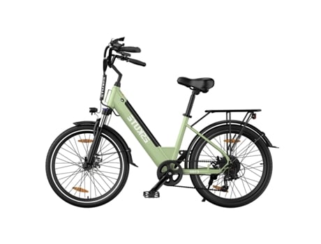 C100 Bicicleta Elétrica Motor 250w Bateria 36v10.4ah Rodas 26x1.75 Freios Mecânicos Verde Eskute