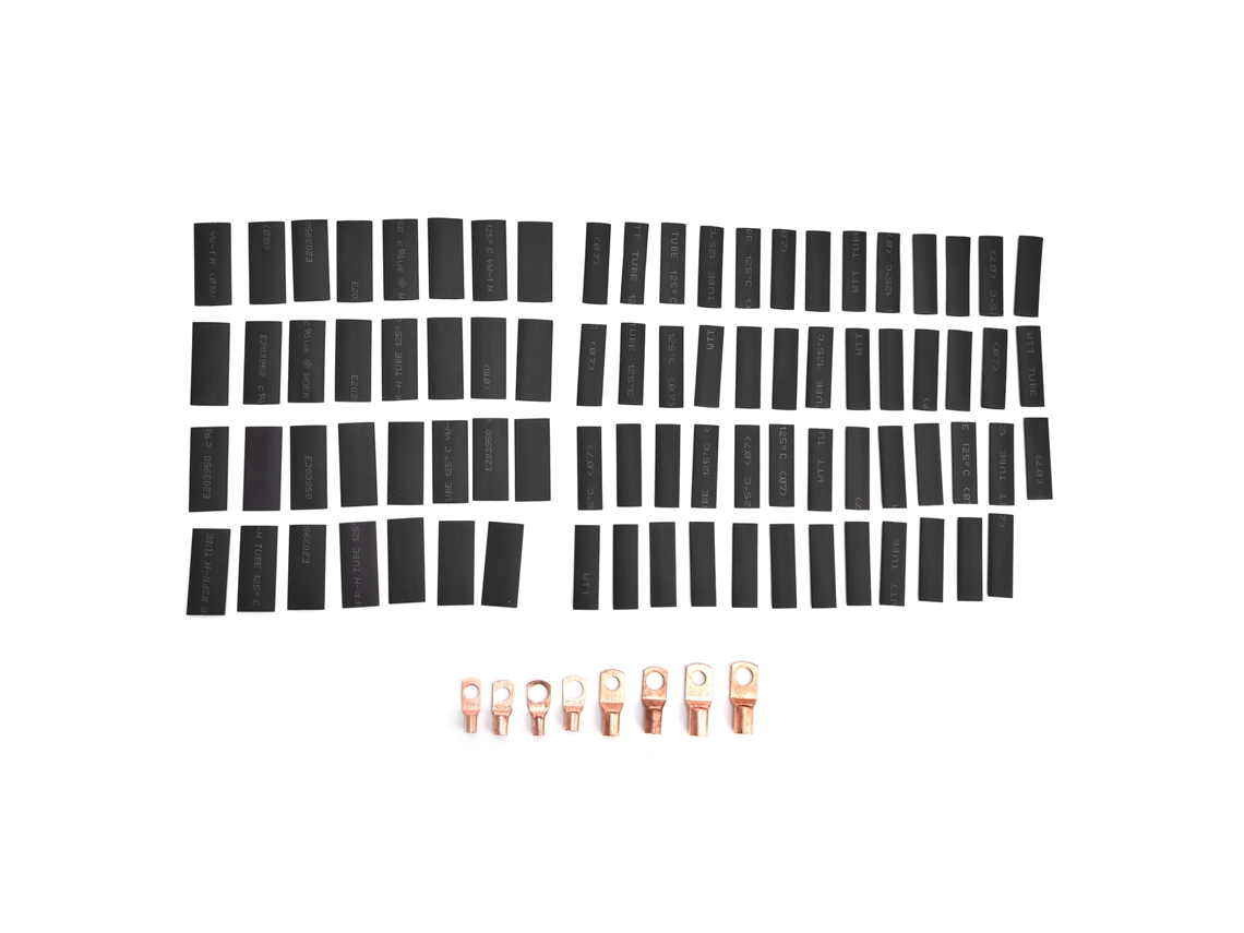 Kit De Terminais De Anel De Latão Laxiscreed Para Painéis Solares Com Tubo De Encolher E Calor