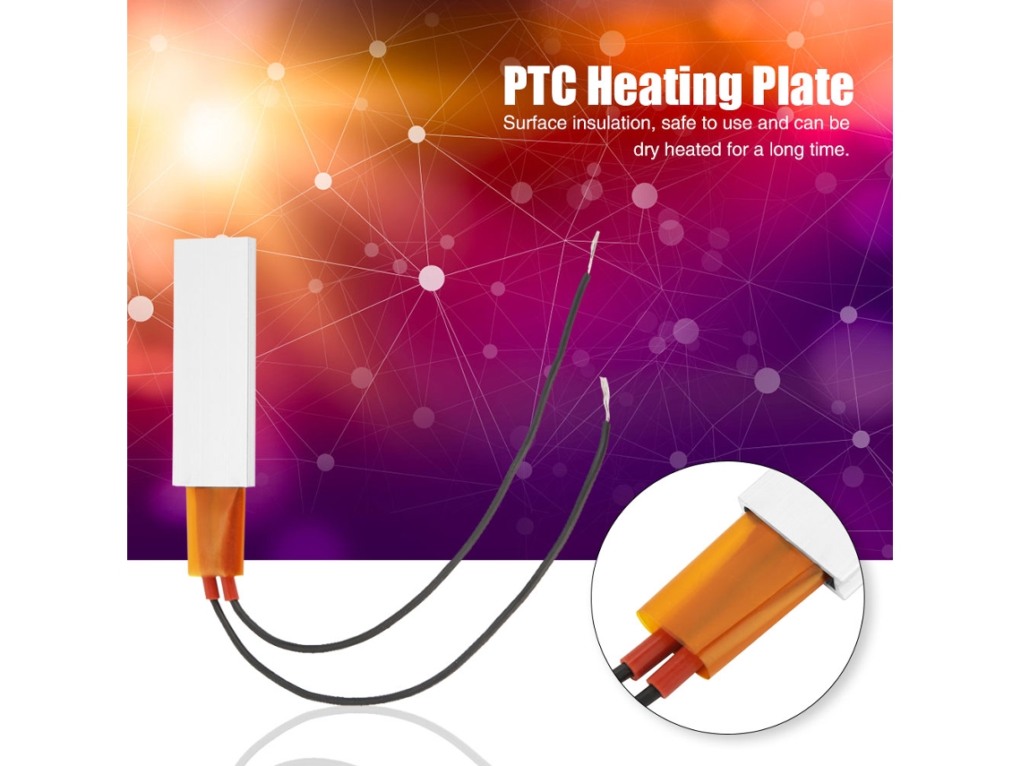 Laxiscreed Elemento De Aquecimento Ptc 24v Alumínio 70°c: Aquecimento Constante E Seguro