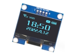 Módulo De Display Oled De 1,3 Polegadas Com Resolução 128x64, Chip Ch1116 E Interface Iic