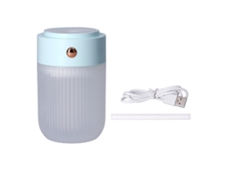 2026zentro-umidificador De Névoa Fria Mini Portátil 250ml Usb Ultra Silencioso Com Luz Noturna Colorida Azul
