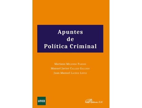 Livro Apuntes De Política Criminal de Mariano Melendo Pardos (Espanhol)