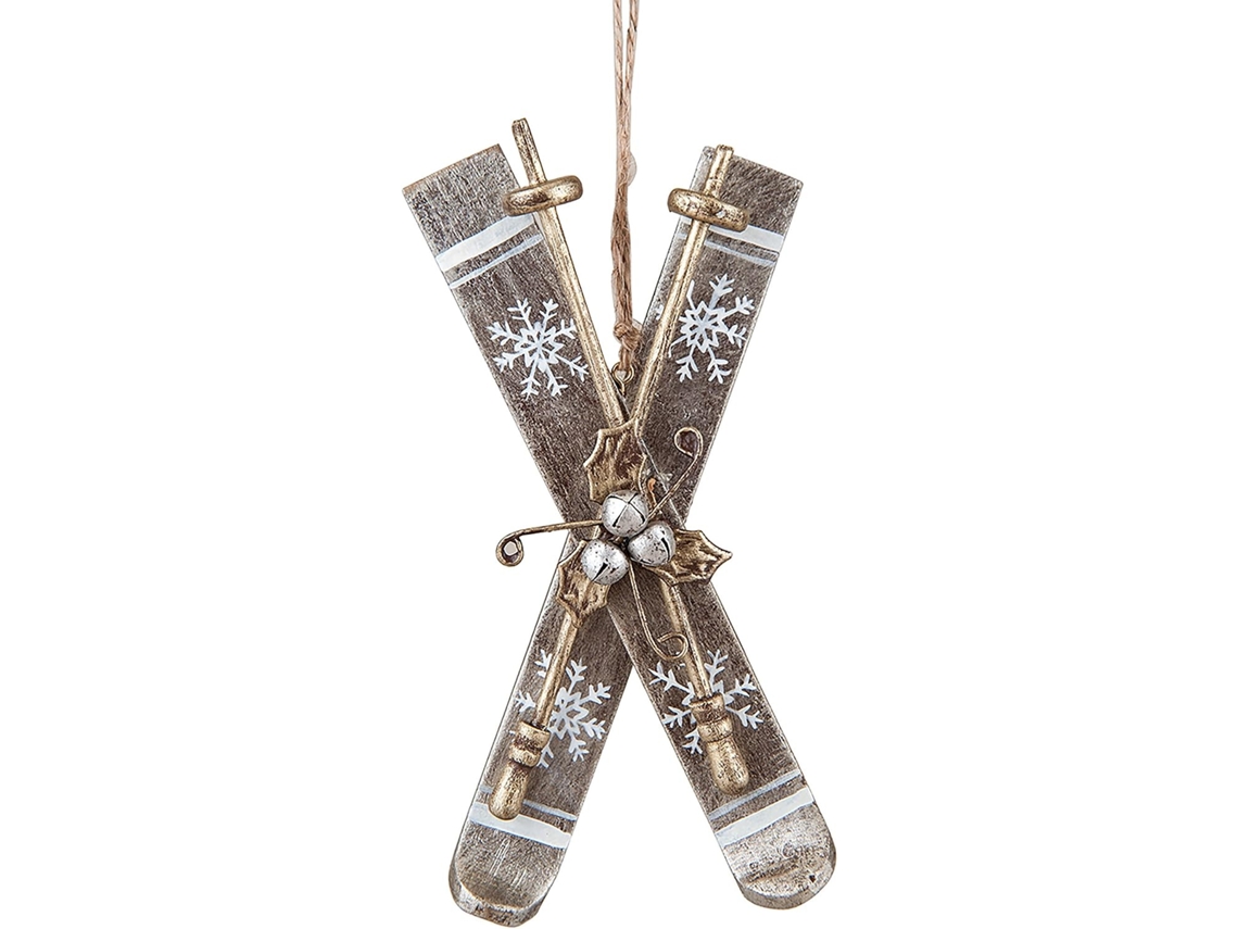 Cf Ornamento De Esqui Alpino