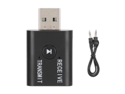 Adaptador De Áudio 2 Em 1 Transmissor Receptor Bluetooth 5.0