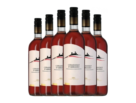 Vinho rosé CASAL THAULERO Borgo Montepulciano Cerasuolo d'Abruzzo (0.75 L - 6 Unidades)