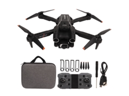 Drone Plegable Rc Quadricóptero Com Câmera Dual 4k Hd 150° Evitação De Obstáculos Para Maiores De 14 Anos