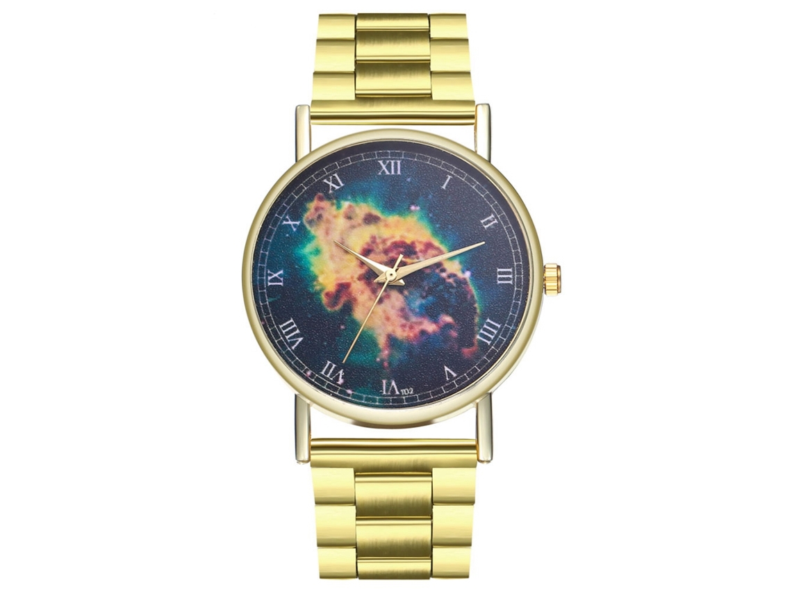 Reloj De Cuarzo Unisex Zhoulianfa Con Dial Personalizado Y Correa De Acero Inoxidable