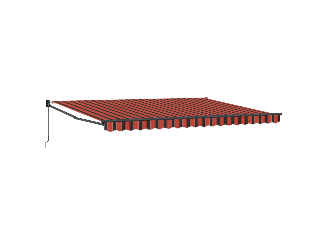 Conjunto 1 Toldo Externo Vidaxl Laranja Poliéster (450 X 300 X 165 Cm)
