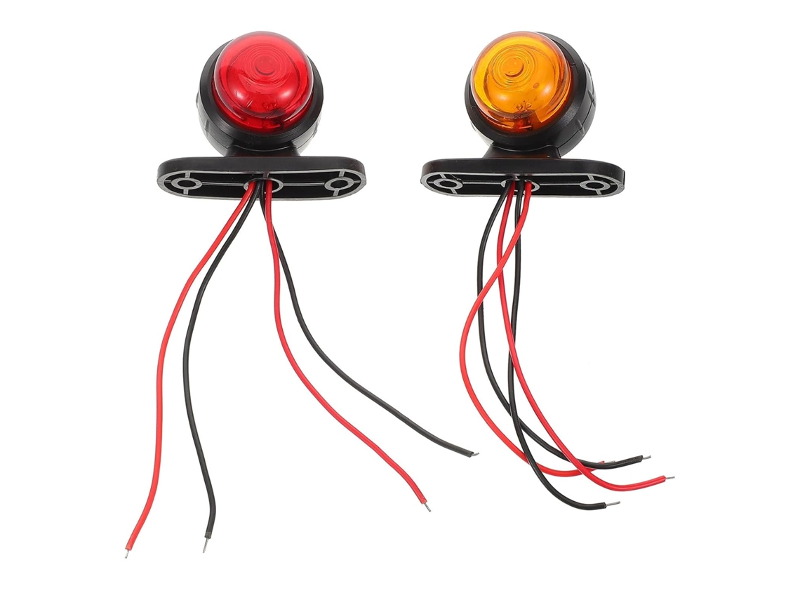 Conjunto De 2 Luzes De Sinalização Lateral De Dupla Face Com 2 Leds