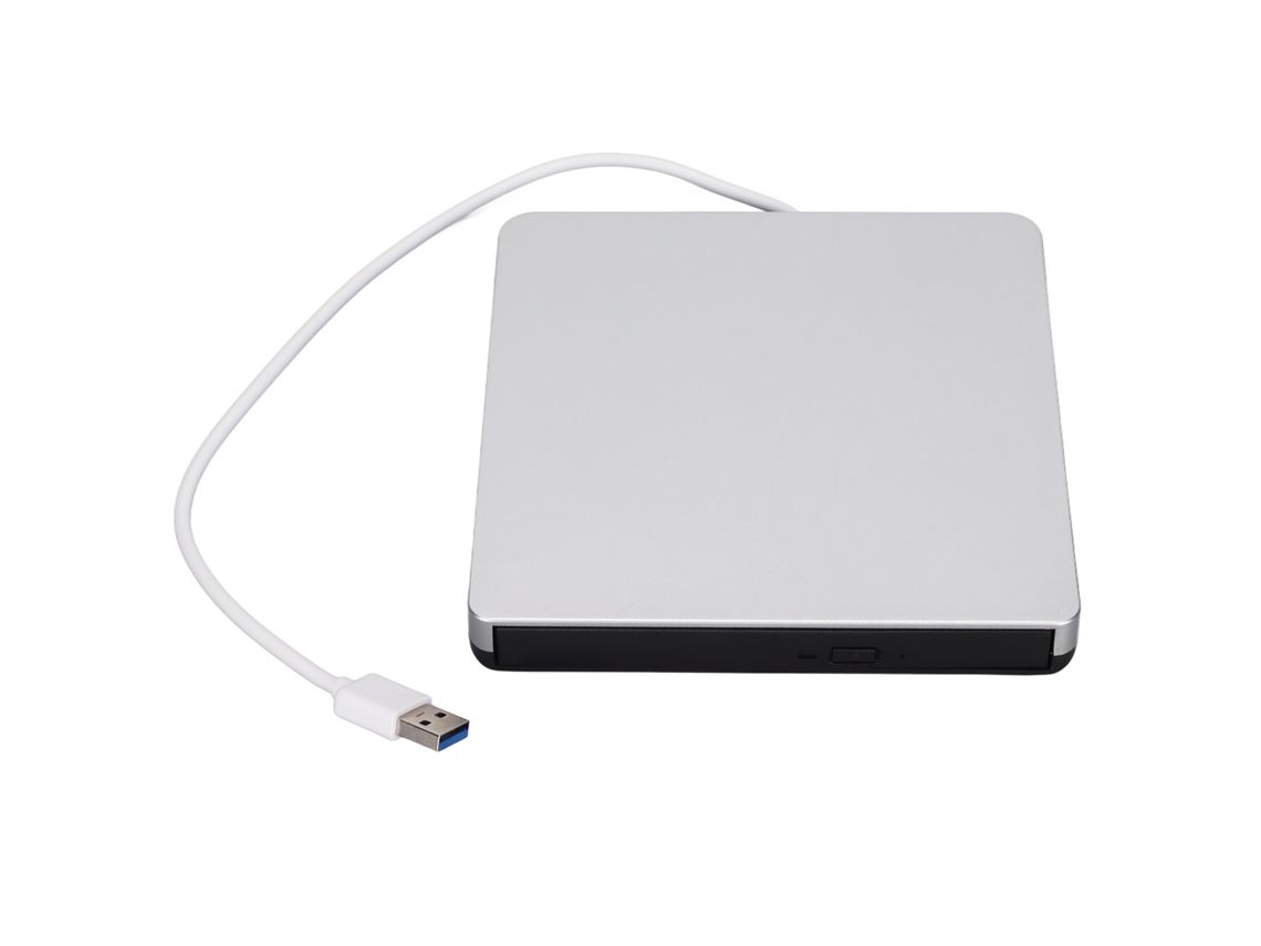 Unidade De Dvd Externa Para Laptop Usb3.0 Ultra Fina Gravador De Vcd Para Notebooks E Desktops