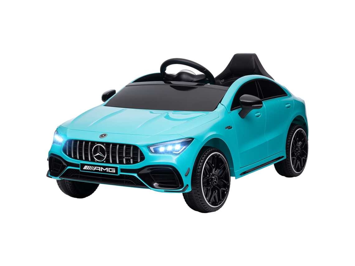 Carro Elétrico Infantil (controle Remoto, Luzes Led, Buzina, Rodas de Transporte, Azul Claro, 3 6 Anos)