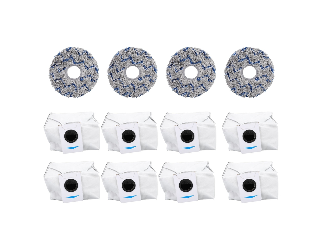 Kit Filtros e Sacos de Poeira para Deebot T20 X1 T10 Omni com Esteiras Laváveis Reutilizáveis