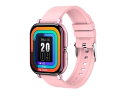 Relógio Inteligente Halinuia Modelo H10 Tela 1,69" Rosa (chamadas Bt, Fc, Pressão Arterial, Monitoramento De Sono)