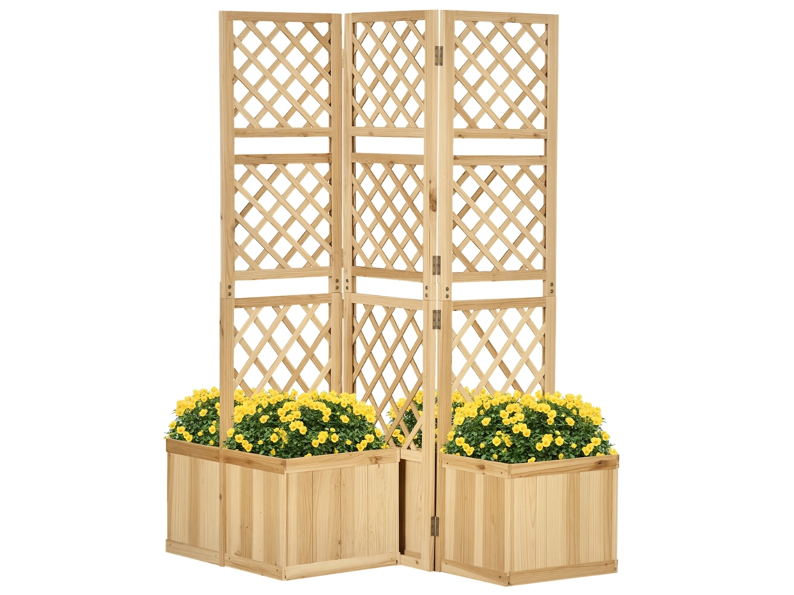 Tela de privacidade, 133x62x165 cm, natural S/MARCA